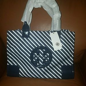 Tory Burch Mini Stripe Tote